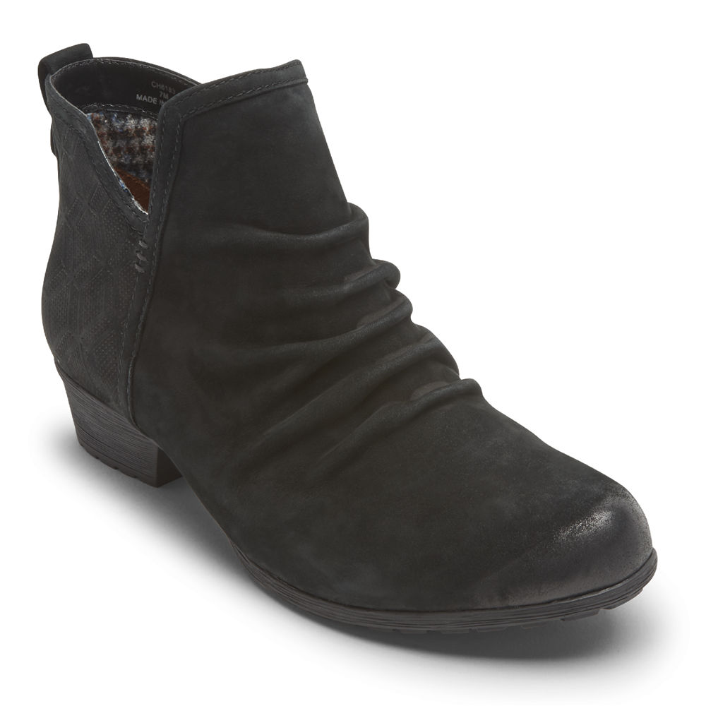 Botas Rockport Mujer Mexico - Cobb Hill Gratasha 2 Panel Negros - OMKAL6579